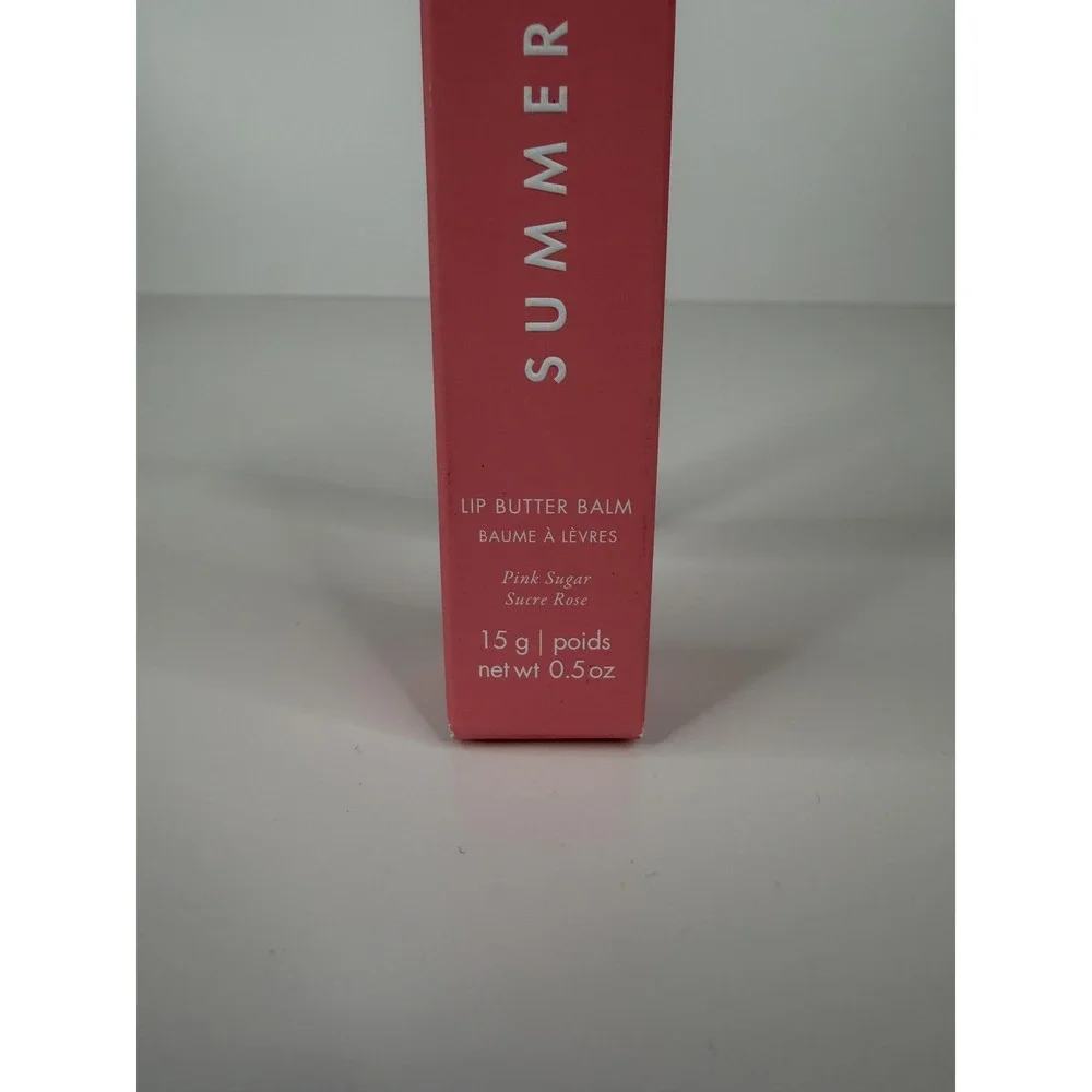 Summer Fridays Lip Butter Balm Pink Sugar 15g 0.5oz Hydrating Vegan Dry Lips